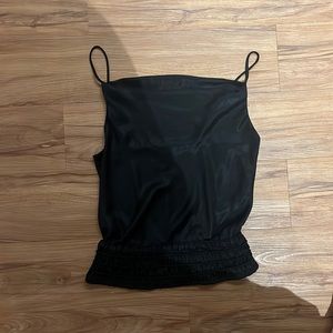 Black tank top